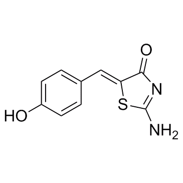 4(5H)-Thiazolone, 2-amino-5-[(4-hydroxyphenyl)methylene]-, (5Z)-