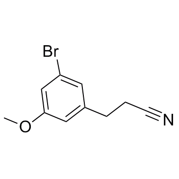 Benzenepropanenitrile, 3-bromo-5-methoxy-