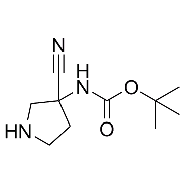 Carbamic acid, N-(3-cyano-3-pyrrolidinyl)-, 1,1-dimethylethyl ester