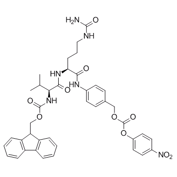 (9H-芴-9-基)甲基 ((S)-3-甲基-1-(((S)-1-((4-((((4-硝基苯氧基)羰基)氧基)甲基)苯基)氨基)-1-氧代-5-脲基戊-2-基)氨基)-1-氧代丁-2-基)氨基甲酸酯