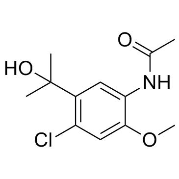 Acetamide, N-[4-chloro-5-(1-hydroxy-1-methylethyl)-2-methoxyphenyl]-