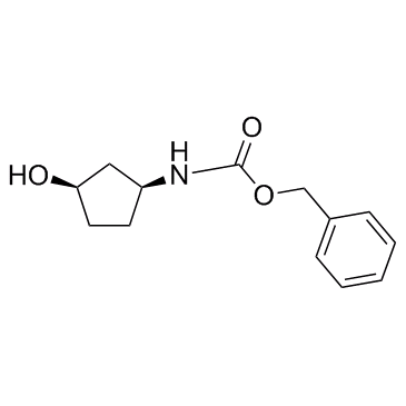 Carbamic acid, N-[(1S,3R)-3-hydroxycyclopentyl]-, phenylmethyl ester