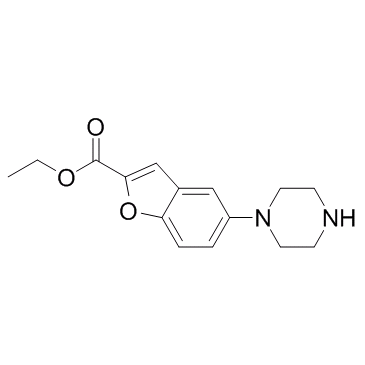 5-(1-哌嗪基)-2-苯并呋喃羧酸乙酯