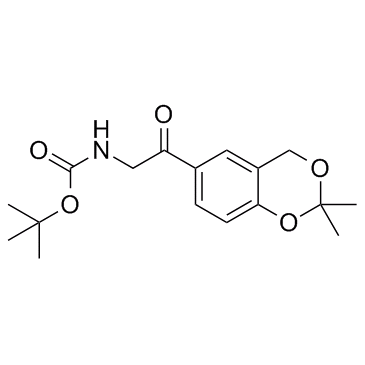 (2-(2,2-二甲基-4H-苯并[D] [1,3]二氧杂环己烯-6-基)-2-氧代乙基)氨基甲酸叔