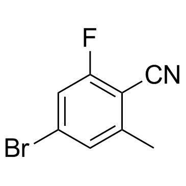 4-溴-2-氟-6-甲基苄腈