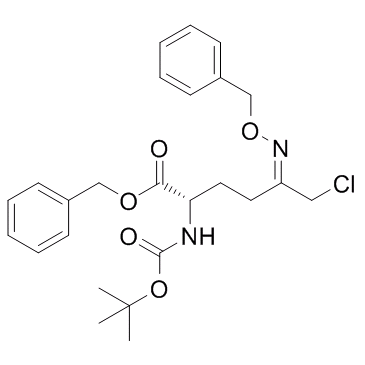 (S,E)-5-((苄氧基)亚氨基)-2 - ((叔丁氧羰基)氨基)-6-氯己酸苄酯