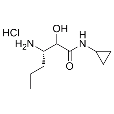 (3S)-3-amino-N-cyclopropyl-2-hydroxyhexanamide hydrochloride