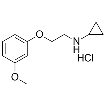 Cyclopropanamine, N-[2-(3-methoxyphenoxy)ethyl]-, hydrochloride (1:1)