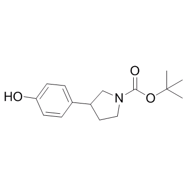 tert-butyl 3-(4-hydroxyphenyl)pyrrolidine-1-carboxylate