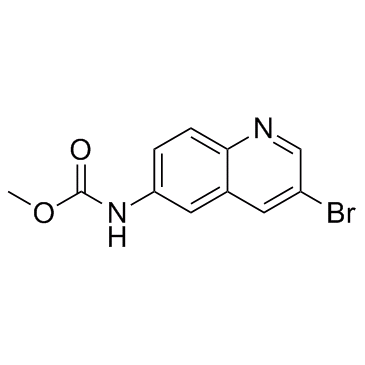 (3-溴喹啉-6-基)氨基甲酸甲酯