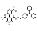 2-(4-(二苯基甲基)-1-哌嗪基)乙基 甲基 2,6-二甲基-4-(3-硝基苯基)-1,4-二氢吡啶-3,5-二羧酸酯