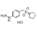 {4-[(pyrrolidin-1-ylsulfonyl)methyl]phenyl}hydrazinium chloride