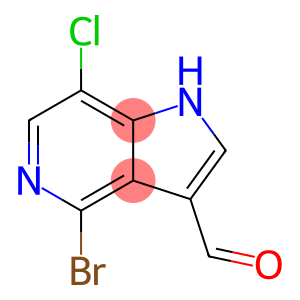 4-BROMO-7-CHLORO-5-AZAINDOLE-3-CARBOALDEHYDE