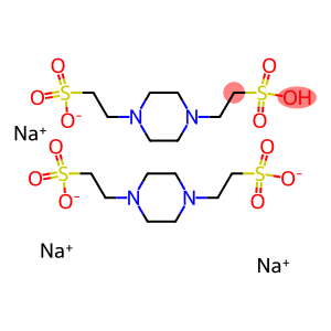 PIPERAZINE-N,N-BIS(2-ETHANESULFONIC ACID) SESQUISODIUM SALT