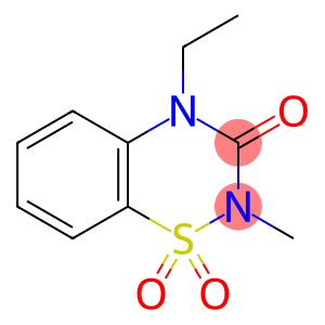 4-ETHYL-2-METHYL-2H-BENZO[E][1,2,4]THIADIAZIN-3(4H)-ONE 1,1-DIOXIDE