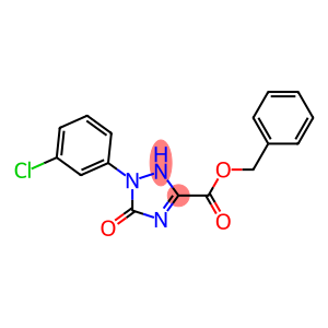 Benzyl1-(3-chlorophenyl)-2,5-dihydro-5-oxo-1H-1,2,4-triazole-3-carboxylate
