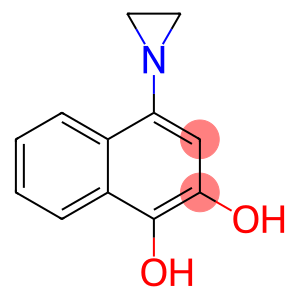 1,2-Naphthalenediol, 4-(1-aziridinyl)-