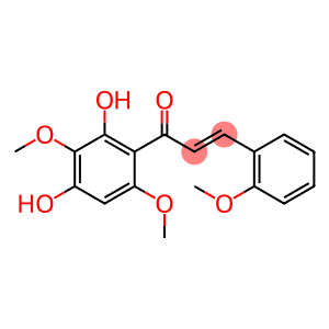 (2E)-1-(2,4-Dihydroxy-3,6-dimethoxyphenyl)-3-(2-methoxyphenyl)-2-propen-1-one
