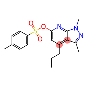 (1,3-dimethyl-4-propylpyrazolo[3,4-b]pyridin-6-yl) 4-methylbenzenesulfonate