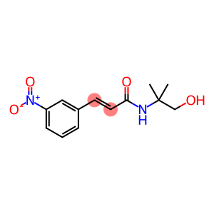 N-(1-hydroxy-2-methylpropan-2-yl)-3-(3-nitrophenyl)prop-2-enamide