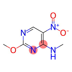(2-methoxy-5-nitro-pyrimidin-4-yl)-methyl-amine