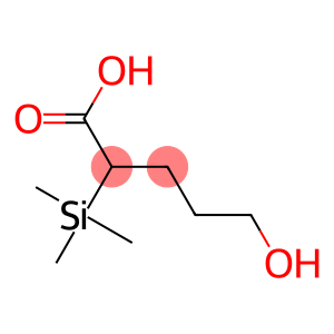 Pentanoic  acid,  5-hydroxy-2-(trimethylsilyl)-