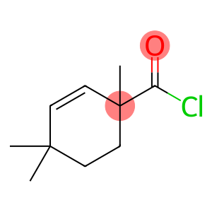 2-Cyclohexene-1-carbonyl chloride, 1,4,4-trimethyl- (6CI)