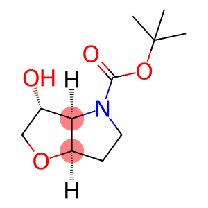 4H-Furo[3,2-b]pyrrole-4-carboxylic acid, hexahydro-3-hydroxy-, 1,1-dimethylethyl ester, (3R,3aR,6aR)-