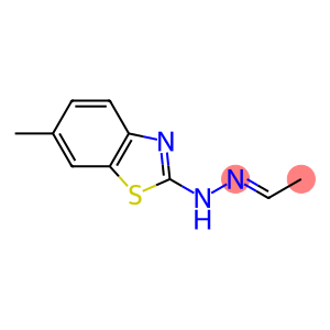 Acetaldehyde, (6-methyl-2-benzothiazolyl)hydrazone (9CI)