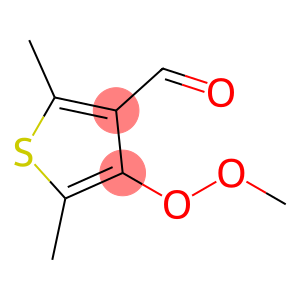 3-Thiophenecarboxaldehyde, 2,5-dimethyl-4-(methyldioxy)-