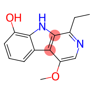 9H-Pyrido[3,4-b]indol-8-ol,1-ethyl-4-methoxy-