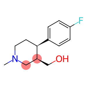3-Piperidinemethanol, 4-(4-fluorophenyl)-1-methyl-, (3R,4R)-