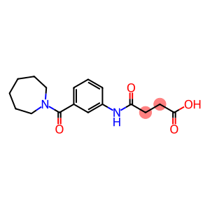 4-[3-(1-Azepanylcarbonyl)anilino]-4-oxobutanoic acid