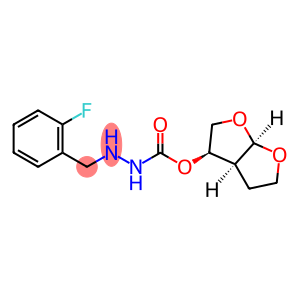 Hydrazinecarboxylic acid, 2-[(2-fluorophenyl)methyl]-, (3R,3aS,6aR)-hexahydrofuro[2,3-b]furan-3-yl ester