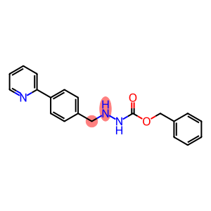 2-[[4-(2-Pyridinyl)phenyl]methyl]hydrazinecarboxylic acid phenylmethyl ester