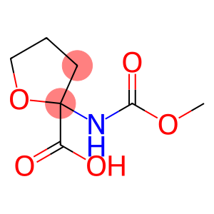2-Furancarboxylic  acid,  tetrahydro-2-[(methoxycarbonyl)amino]-