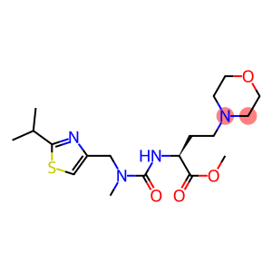 4-Morpholinebutanoic acid, α-[[[methyl[[2-(1-methylethyl)-4-thiazolyl]methyl]amino]carbonyl]amino]-, methyl ester, (αS)-