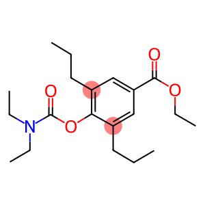 ethyl 4-(diethylcarbamoyloxy)-3,5-dipropyl-benzoate
