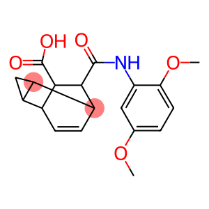7-[(2,5-dimethoxyanilino)carbonyl]tricyclo[3.2.2.0~2,4~]non-8-ene-6-carboxylic acid