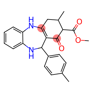 methyl 3-methyl-11-(4-methylphenyl)-1-oxo-2,3,4,5,10,11-hexahydro-1H-dibenzo[b,e][1,4]diazepine-2-carboxylate