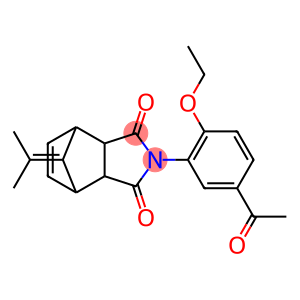 2-(5-Acetyl-2-ethoxyphenyl)-8-(propan-2-ylidene)-3a,4,7,7a-tetrahydro-1H-4,7-methanoisoindole-1,3(2H)-dione