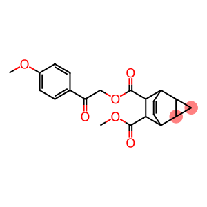 6-[2-(4-methoxyphenyl)-2-oxoethyl] 7-methyl tricyclo[3.2.2.0~2,4~]non-8-ene-6,7-dicarboxylate