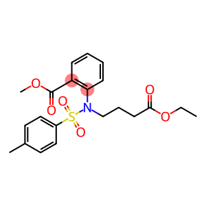 2-[(4-乙氧基-4-氧代丁基)(4-甲基苯磺酰基)氨基]苯甲酸甲酯