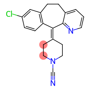 1-Piperidinecarbonitrile, 4-(8-chloro-5,6-dihydro-11H-benzo[5,6]cyclohepta[1,2-b]pyridin-11-ylidene)-