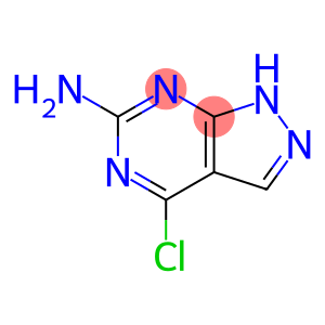 4-氯-1H-吡唑并[3,4-D]嘧啶-6-胺