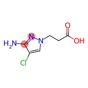 1H-Pyrazole-1-propanoic acid, 3-amino-4-chloro-