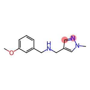 N-(3-methoxybenzyl)-N-[(1-methyl-1H-pyrazol-4-yl)methyl]amine