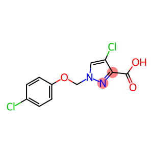 1H-Pyrazole-3-carboxylic acid, 4-chloro-1-[(4-chlorophenoxy)methyl]-