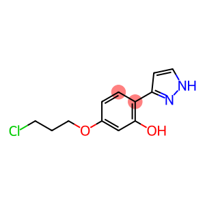Phenol, 5-(3-chloropropoxy)-2-(1H-pyrazol-3-yl)-