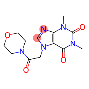 3,7-Dihydro-1,3-dimethyl-7-(2-(4-morpholinyl)-2-oxoethyl)-1H-purine-2,6-dione